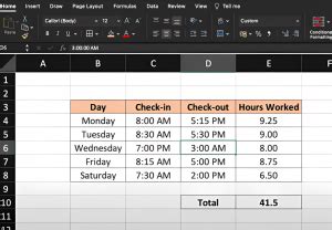 5 Excel Formulas for Time Tracking: A Comprehensive Guide