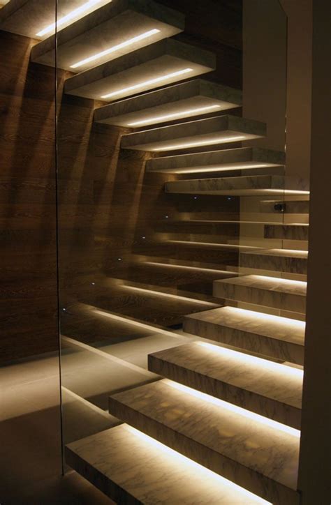 11 Sample Modern Stair Lighting With DIY | Home decorating Ideas