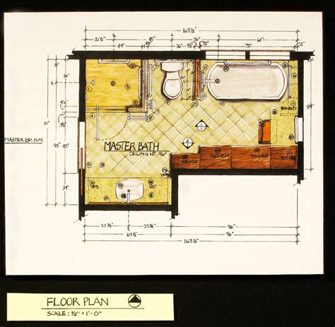 Residential Bath Design-Floor Plan | INTR 224: Residential S… | Flickr