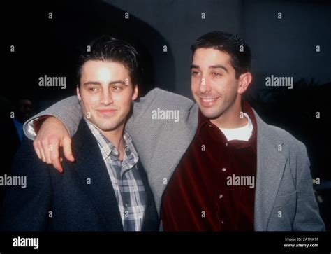 Pasadena, California, USA 9th January 1995 Actor Matt LeBlanc and actor ...