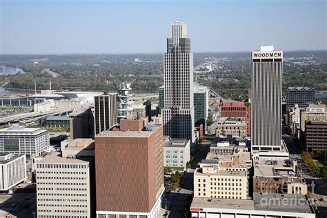 Omaha Nebraska Skyline Photograph by Bill Cobb