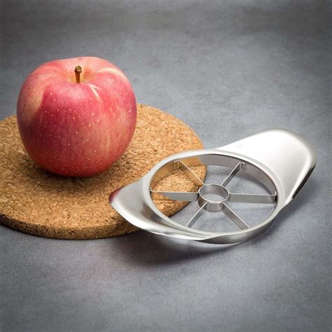 Abhi Silver Stainless steel apple cutter slicer with 8 blades and ...