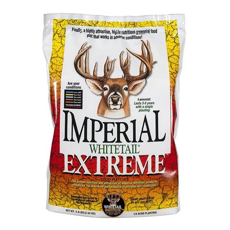 Whitetail Institute Imperial Extreme Perennial Deer Food Plot Seed, 5.6 Pounds - Walmart.com ...