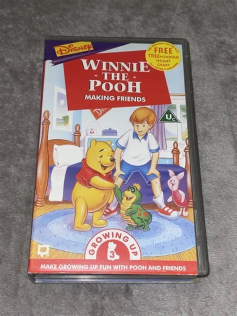 WINNIE THE POOH Making Friends VHS Video Disney £11.99 - PicClick UK