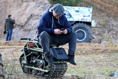 This 'Hamster' is a Russian ATV with Snowmobile Track For Wheels | Man of Many