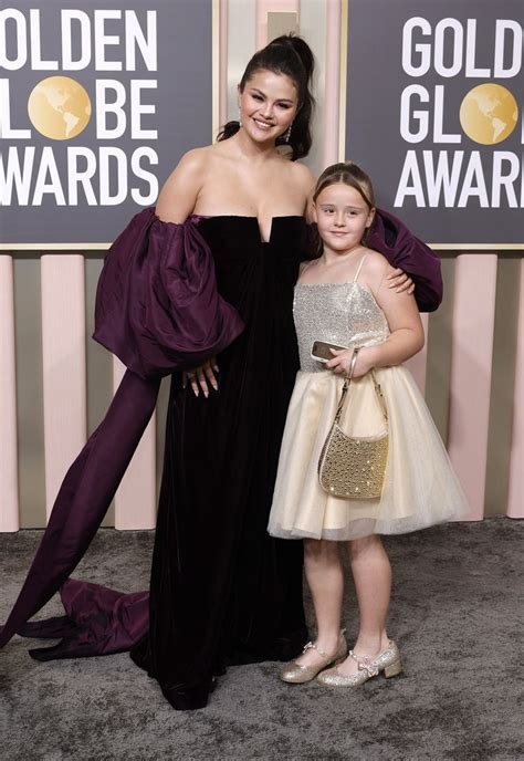 Selena Gomez Brings Little Sister Gracie Teefey as Golden Globes 2023 Date