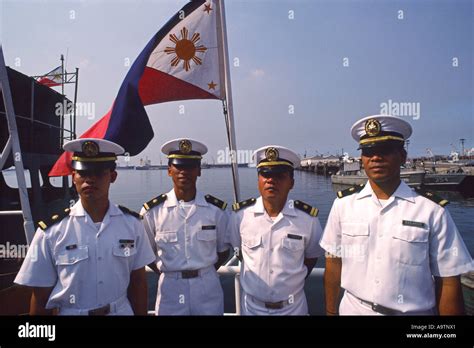 The Philippines Philippine coast guard officers on board their patrol ...