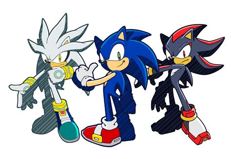 Sonic Silver Shadow Riders Channel Style