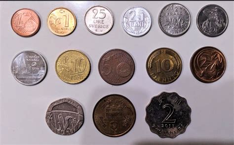 foreign coins set of 14 unique country coins get price and detail. - coinsstuff