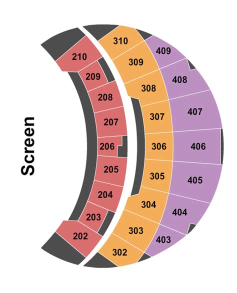 The Sphere At the Venetian Las Vegas Seating Chart - Las Vegas, NV ...