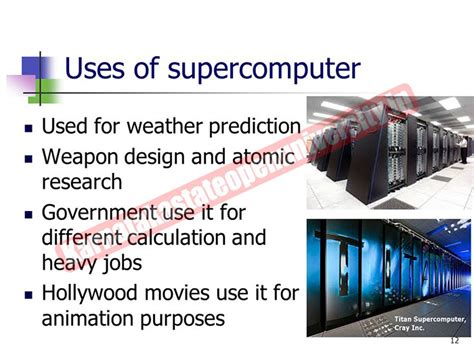 What is a supercomputer and where is it used?