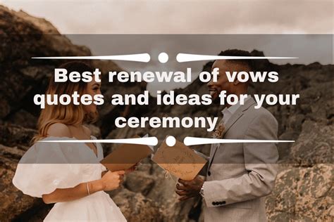 50 best renewal of vows quotes and ideas for your ceremony - Tuko.co.ke