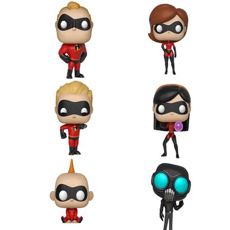 Incredibles 2 Models Mr.Incredible Elastigirl Violet Dash Jack Jack ...