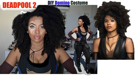 DIY Marvel Domino Costume/Transformation Deadpool 2 Tutorial Halloween ...