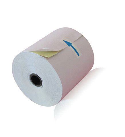 76mm x 70mm 2-ply NCR Carbonless Paper Roll | Panda Paper Roll