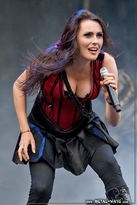 Sharon den Adel, lead singer for Within Temptation. Queen of the rock ...