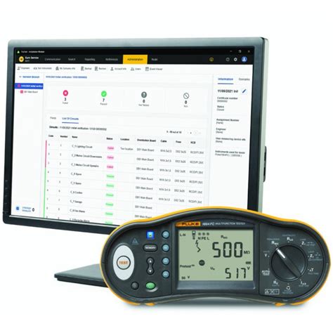 Fluke 1664 FC Multifunction Tester with TruTest™ Data Management Software Kit 5363318 ISSWWW.CO.UK