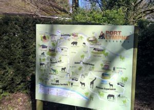 Wildlife Reserve Visitor Map - Port Lympne - Bek Cruddace Illustration