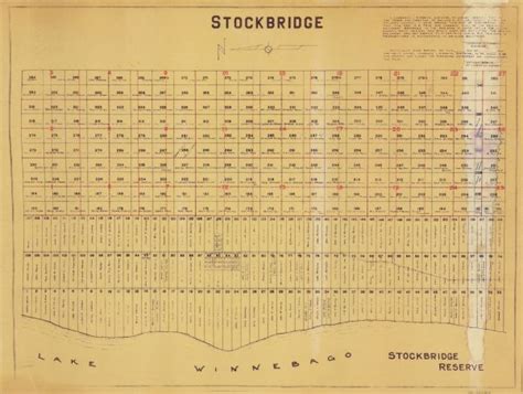 Stockbridge: Stockbridge Reserve | Map or Atlas | Wisconsin Historical ...