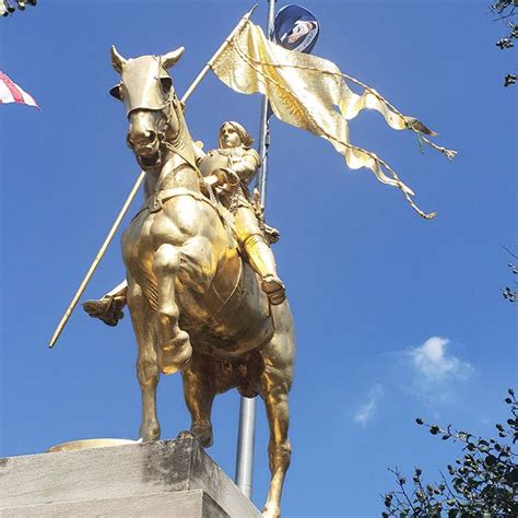 Joan Of Arc Bronze Statue D&Z sculpture