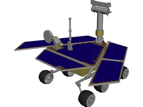 NASA Mars Rover 3D Model - 3DCADBrowser