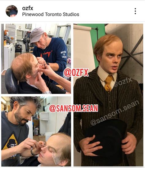 IT Chapter 2 behind the scenes. Bill Skarsgard getting made up as Bob Gray. : r/BillSkarsgardFanPage