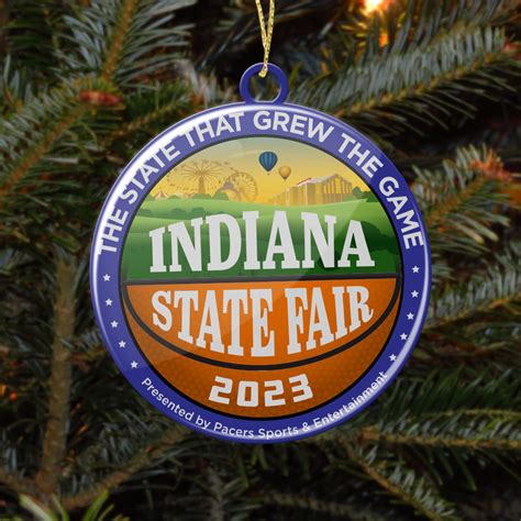 Indiana State Fair 2023 Ornament – United State of Indiana