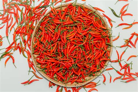 Organic fresh red chili flakes with Thai spices. 5370647 Stock Photo at ...