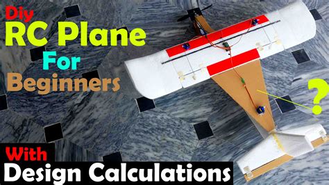 Diy RC Plane for Beginners with Amazing Stability and Design Calculations