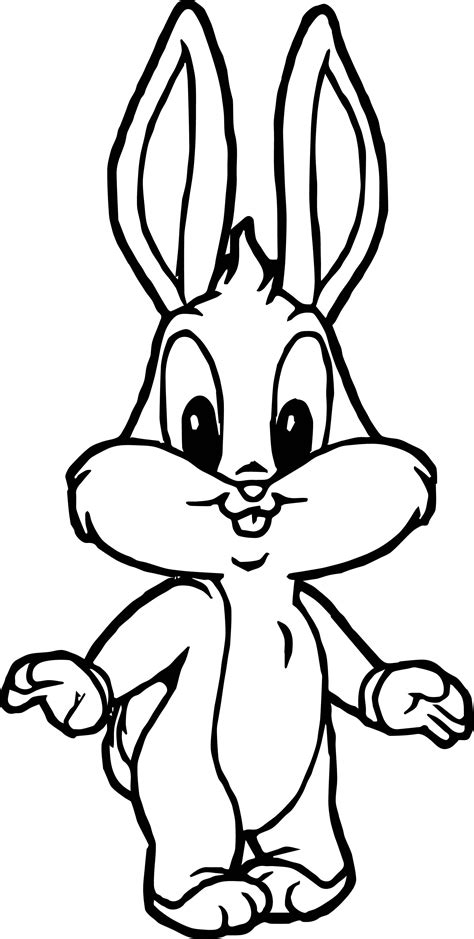 Baby Bunny Coloring Pages