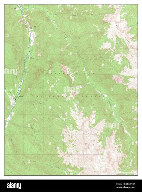 Map of redstone colorado hi-res stock photography and images - Alamy