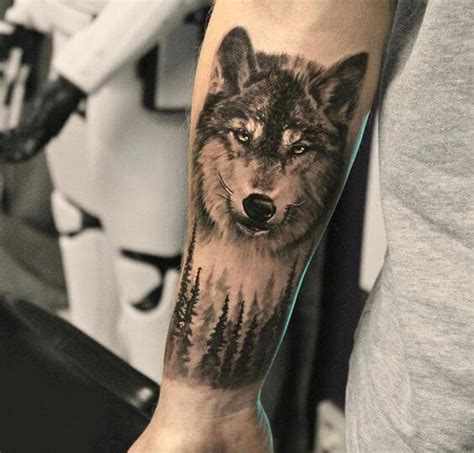 25 Wolf Forearm Tattoo Ideas For Men & Women - PetPress