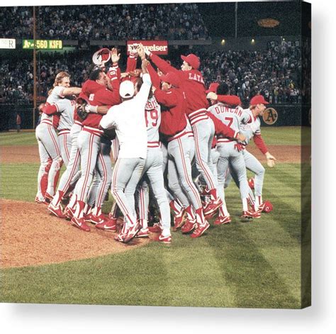 1990 World Series - Game 4 Cincinnati Acrylic Print by Cincinnati Reds