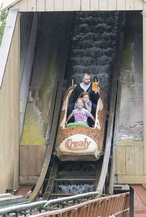 Probably the Best Log Flume Photo Ever?