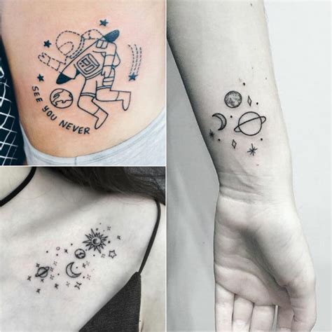 Minimalist Outer Space Tattoo - Wiki Tattoo