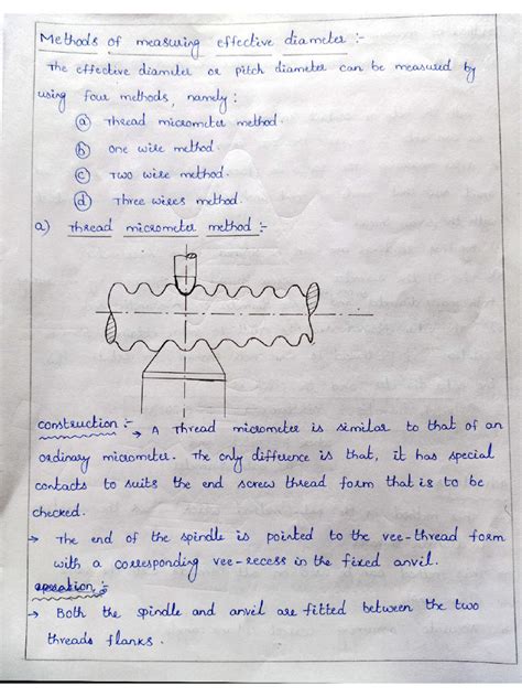 Screw Thread Measurement Part-2 | PDF