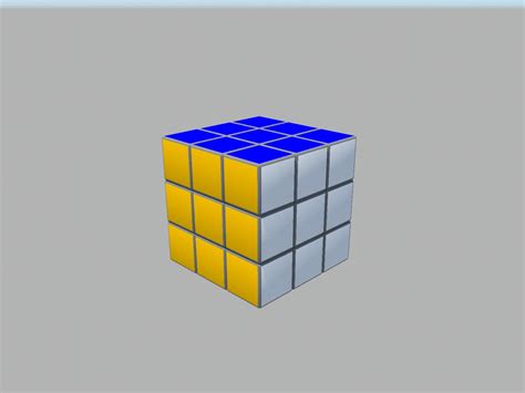 Rubiks Cube 3D Model | FlatPyramid