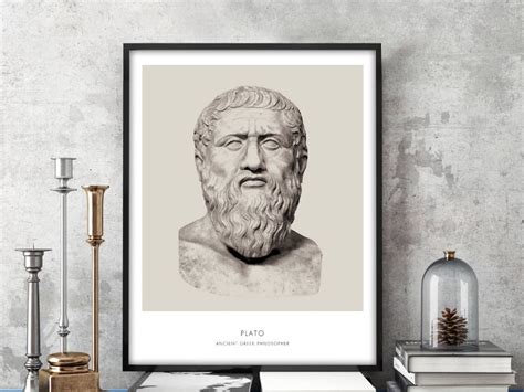 Plato Portrait of Plato Philosophy Plato Bust Plato - Etsy