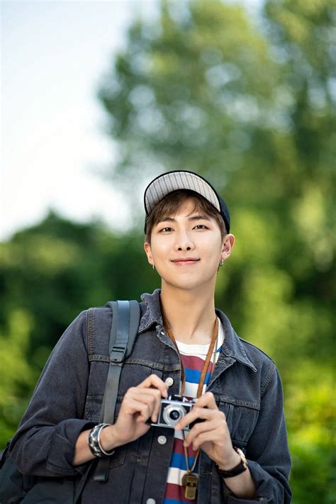 Download BTS RM Cute Camera Wallpaper | Wallpapers.com