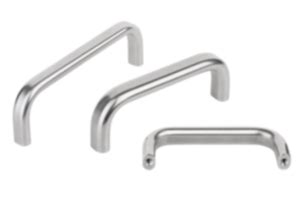 KIPP - Pull Handles, stainless steel, round profile, metric