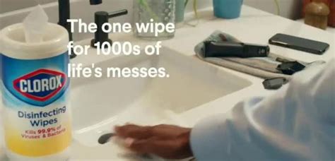 Clorox Disinfecting Wipes One Wipe for 1000s of Life's Messes TV Commercial 2022 in 2022 ...