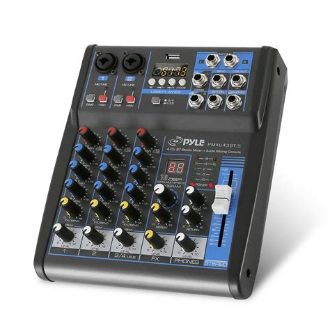 Buy Pyle Professional Audio Mixer Sound Board Console System Interface ...