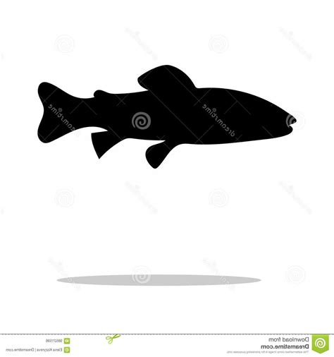 Salmon Silhouette Vector at Vectorified.com | Collection of Salmon ...