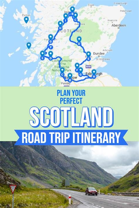 SCOTLAND ROAD TRIP ITINERARY: Places to visit in Scotland by car - Happiness Travels Here ...