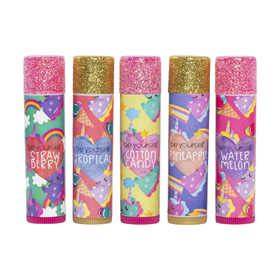 5 Pack Lip Balm - Unicorn Theme | Kmart