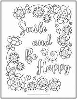 Happy Coloring Pages For Adults Unwind And Embrace Creativity sketch template