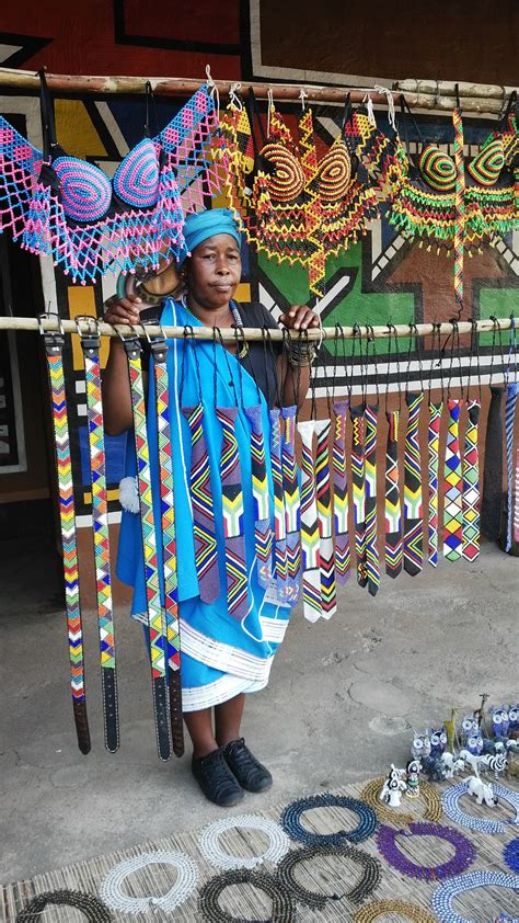 Curious and Traditional Jewellery on sale at Lesedi Cultural Village. Gauteng, South Africa ...