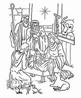 Bible Coloring Pages Birth Of Jesus sketch template