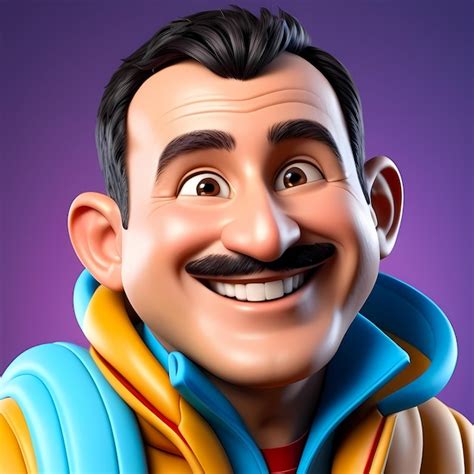 Premium Photo | 3D Cartoon character 3d happy cartoon illustration 3d cartoon funny character ...