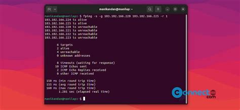 fping Ping Tool for Linux | CONNECTwww.com